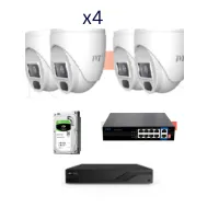 tvt ip komplet 4 kamere 2 mpx