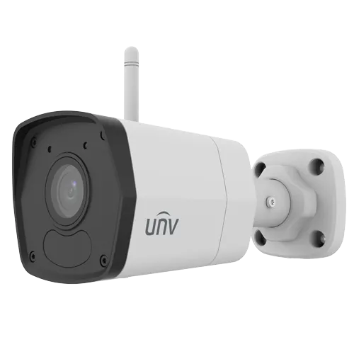 Uniview IPC2122LB-AF28WK-G WiFi 2MP bullet IC kamera; Easy serija; 2.8mm; IC 30m; Mikrofon; MicroSD; Kućište metal+plastika; IP67